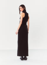Load image into Gallery viewer, Co <br> Maxi Skirt Front Slit Assymetrical Seam Line