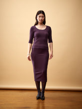 Load image into Gallery viewer, Mel &lt;br&gt; 3/4 Sleeve Rib Top
