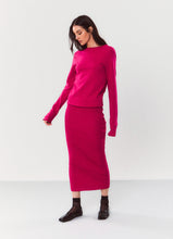 Load image into Gallery viewer, Everest <br> Long Sleeve Boatneck Raw Edge Fleece Top
