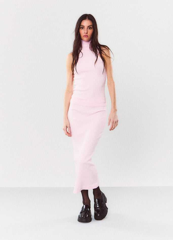 JAMES <br> Rib Midi Skirt