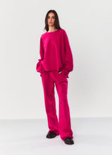Load image into Gallery viewer, ZEYI &lt;br&gt; Fleece Wide Leg Pant with Pockets
